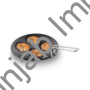 Futura Hard Anodised Iron Tawa (Black, Diameter 24 cm, Thickness 4.88 mm)