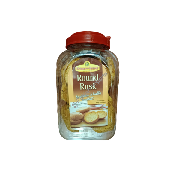 Round Paper Rusk Round Rusk 500Gm Rehmat E Shereen - Punjab Imports