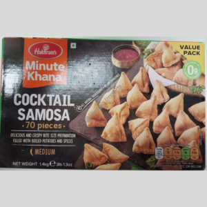 Haldiram's- Cocktail Samosa (Medium 70 pieces)