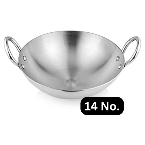 Aluminium Karahi 14No.