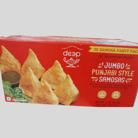 Deep- Jumbo Punjabi Style Samosa (Party Pack 30 pieces)