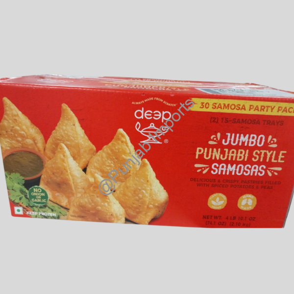 Deep- Jumbo Punjabi Style Samosa (Party Pack 30 pieces)