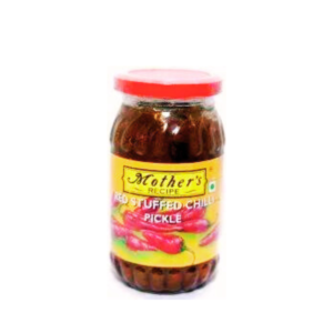 Stuffed Red Chilli Pickle 500Gm Mothers (Pic0102)