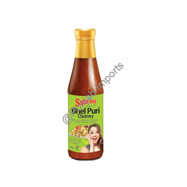 Bhel Puri Chutney 340Gm Sabrini (Sb2bp)