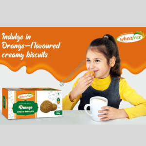 Orange Cream Biscuits 200Gm Wheafree