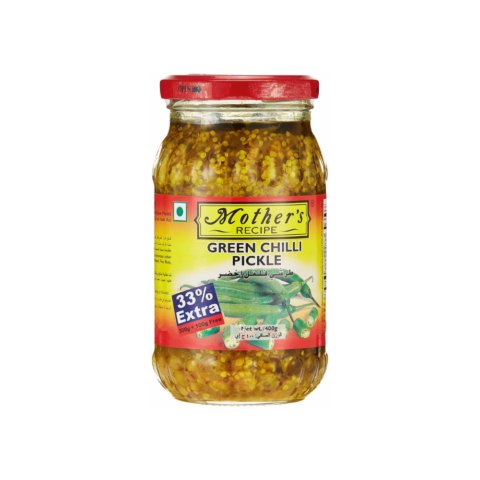 Green Chilli Pickle 500Gm Mothers (Pic0061)