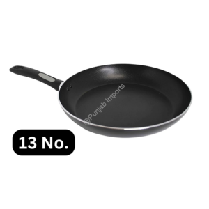 Aluminium. Fry Pan Black Flat No.13