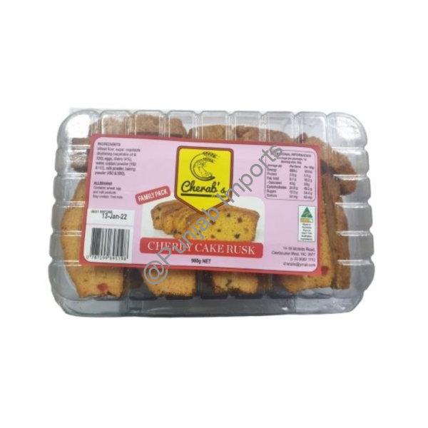 Cherry Cake Rusk 1Kg Cherab