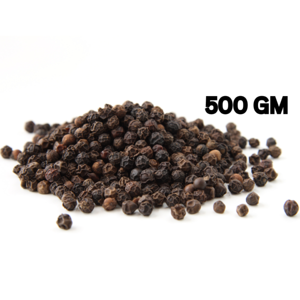 Black Pepper Whole 500Gm