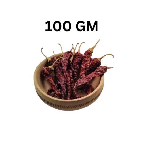 Kashmiri Chilli Whole 100Gm Pattu(schwk001)