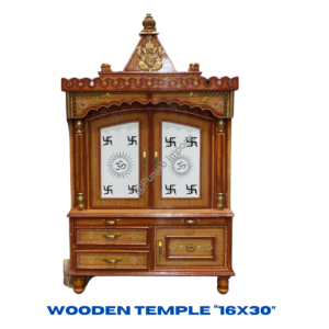 Wooden Mandir "16x30"