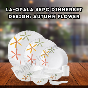 La Opala Classique 45Pc Dinner Set- Autumn Flower