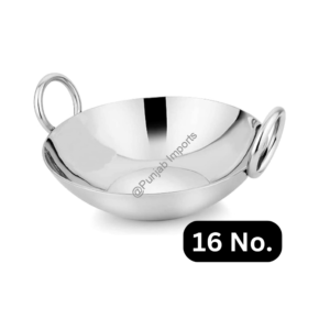 Steel Kadahi 16 No.