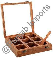 Wooden Spice Box 9 (Kvg)