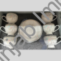 Vigneto Cup Set And Saucer 12 pc 