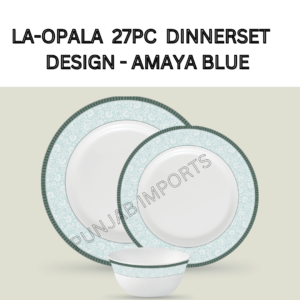 LaOpala 27pcs Dinner Set- Amaya Blue