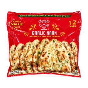 Garlic Naan 12Pc Deep (Casbr38)