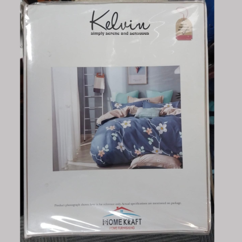 Kelvin Queen Bedsheet (Cotton)