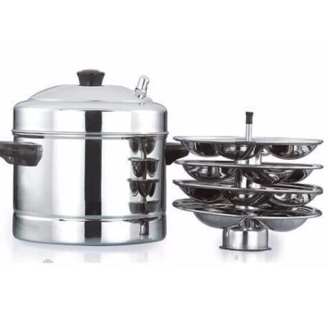 SS IDLI POT WITH 4 PLATES MAGNUS (HORIZON)