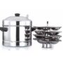 SS IDLI POT WITH 4 PLATES MAGNUS (HORIZON)