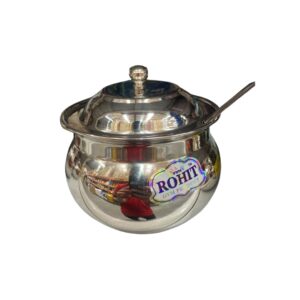 Rohit SS Ghee Pot 3no.