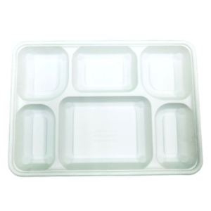 6 Compartment Plate 25Pc