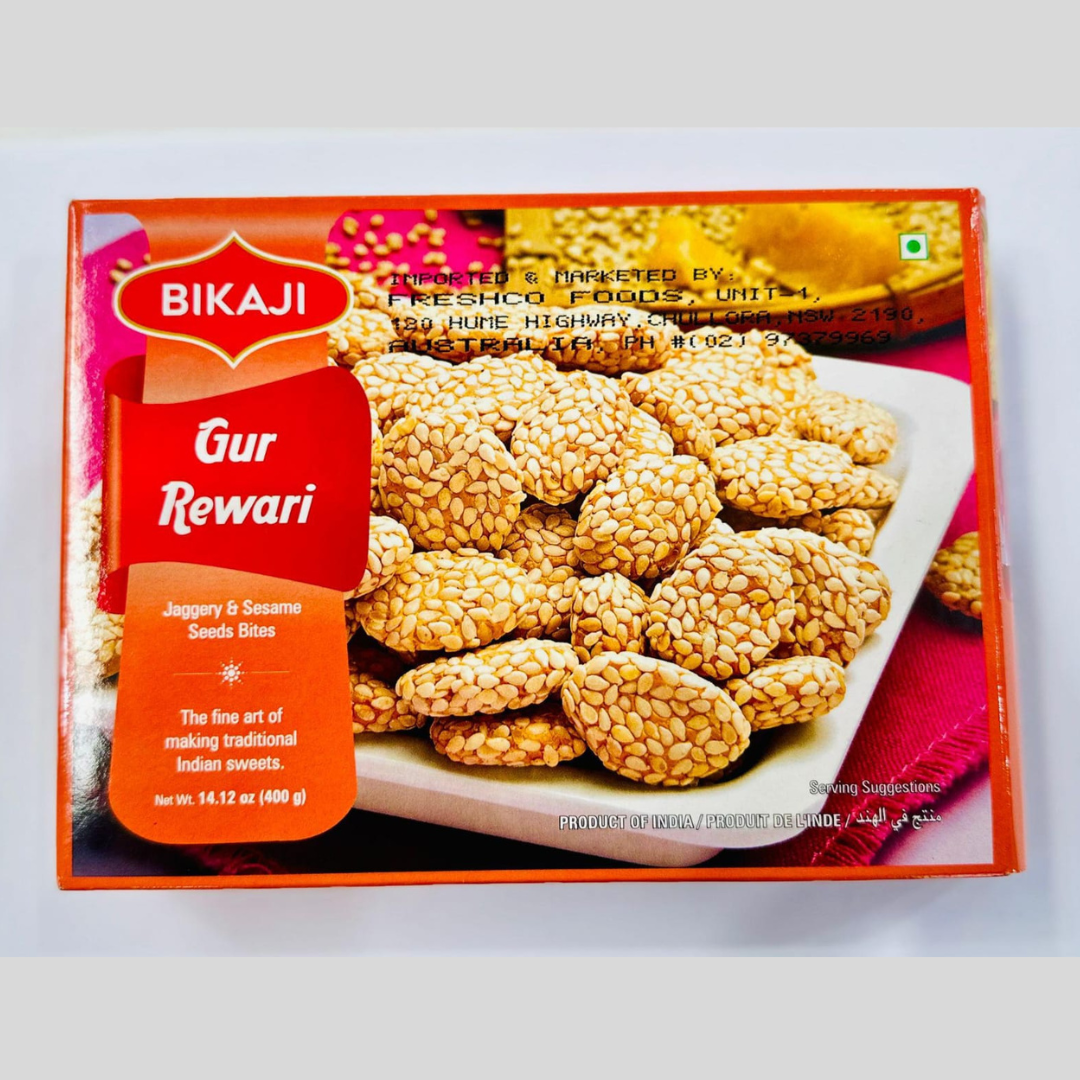 Bikaji Gur Rewari 400g Punjab Imports
