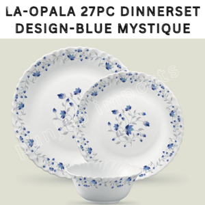 LaOpala 27pcs Dinner Set- Blue Mystique