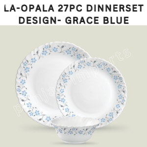 LaOpala 27pcs Dinner Set- Grace Blue