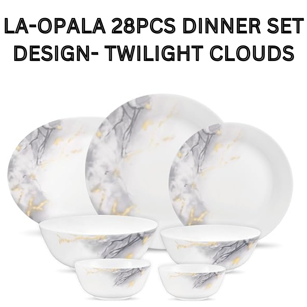 LaOpala 28pcs Dinnerset- Twilight Clouds