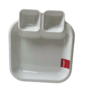 Platter Chip N Dip Square Plate