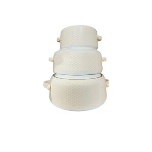 Coral Casserrole 3pc Set