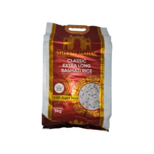 Classic Extra Long Basmati Rice 5kg Sheesh Mahal