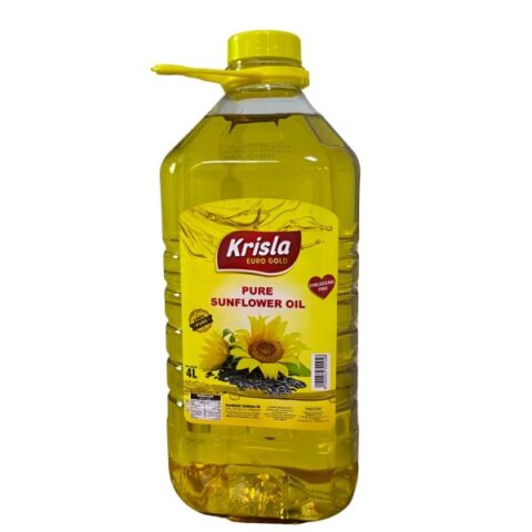 Euro Gold Sunflower Oil 4ltr Krisla