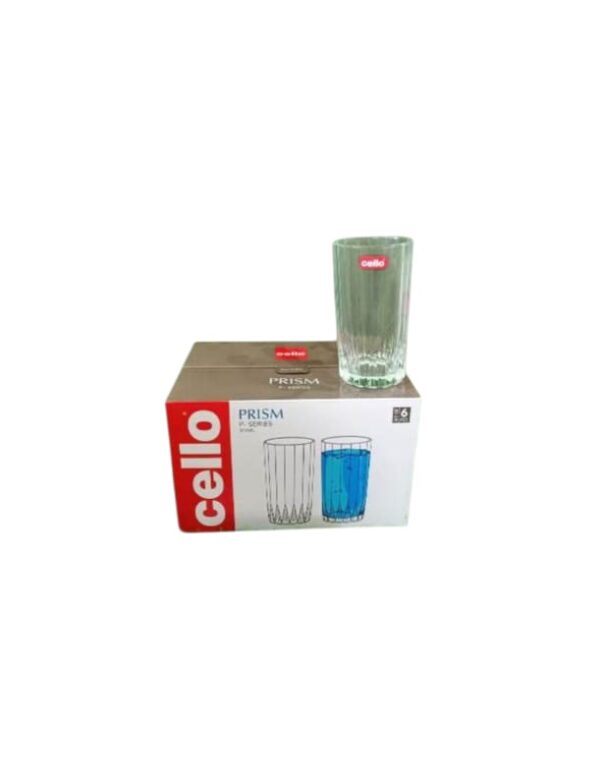Cello Prism Glass Tumbler 310ml 6pcs Set