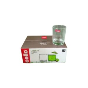 Cello Liberty Glass Tumbler 210ml 6pcs Set