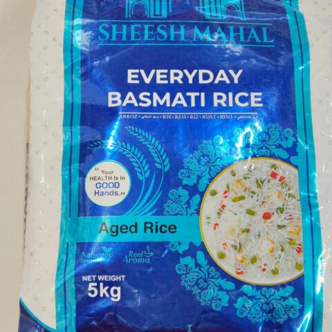 Everyday Basmati Rice 5kg Sheesh Mahal
