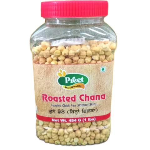 PREET ROASTED CHANA (Without Skin) 454g