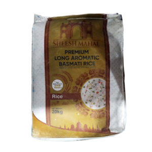 Sheesh Mahal Premium Long Aromatic Basmati Rice 20kg