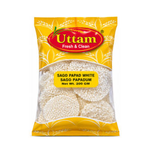 Sago Papad White 200Gm Uttam
